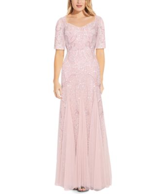 Adrianna Papell Embellished Godet Gown - Macy's