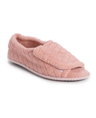 MUK LUKS - Chenille Open Toe Slippers