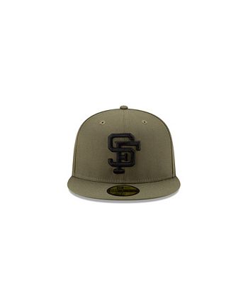 NEW ERA REAL TREE UV SAN FRANCISCO GIANTS FITTED HAT (BLACK