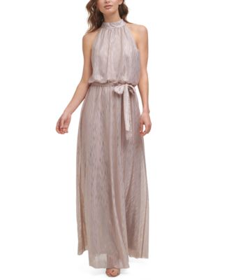 jessica howard metallic shimmer blouson dress