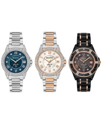 Bulova Women's Marine Star Watch Collection \u0026 Reviews - Macy's