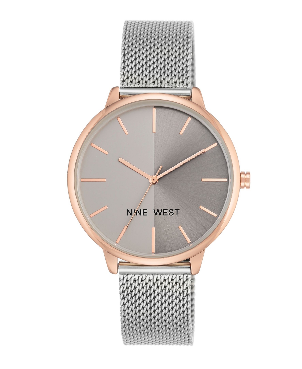 Nine West Women's Two-tone Mesh Bracelet Watch 40mm