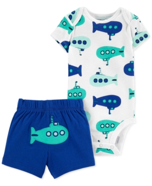 Baby Boys 2-Piece Bodysuit and Short Set