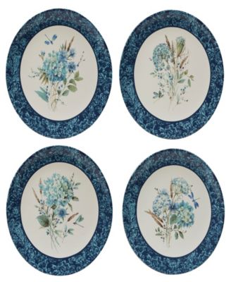 Bohemian Blue 16 Piece Dinnerware Set
