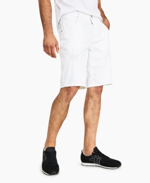 AX Armani Exchange Men's Stretch Bull Denim Shorts Created for Macy's