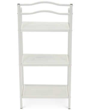 Household Essentials 2-shelf Storage Bench In White