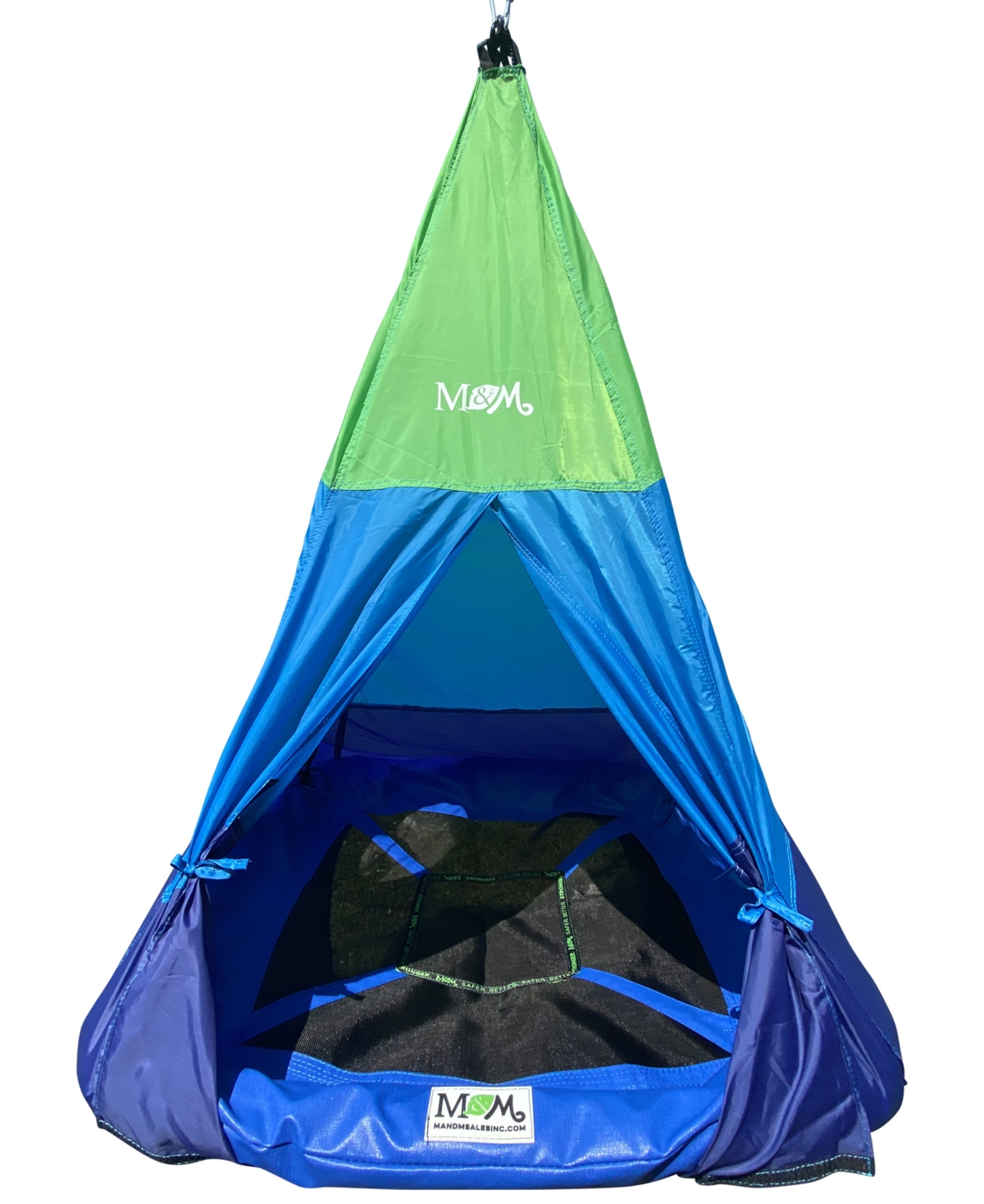 M&m Sales Enterprises Outdoor Teepee Tent Swing In Multi