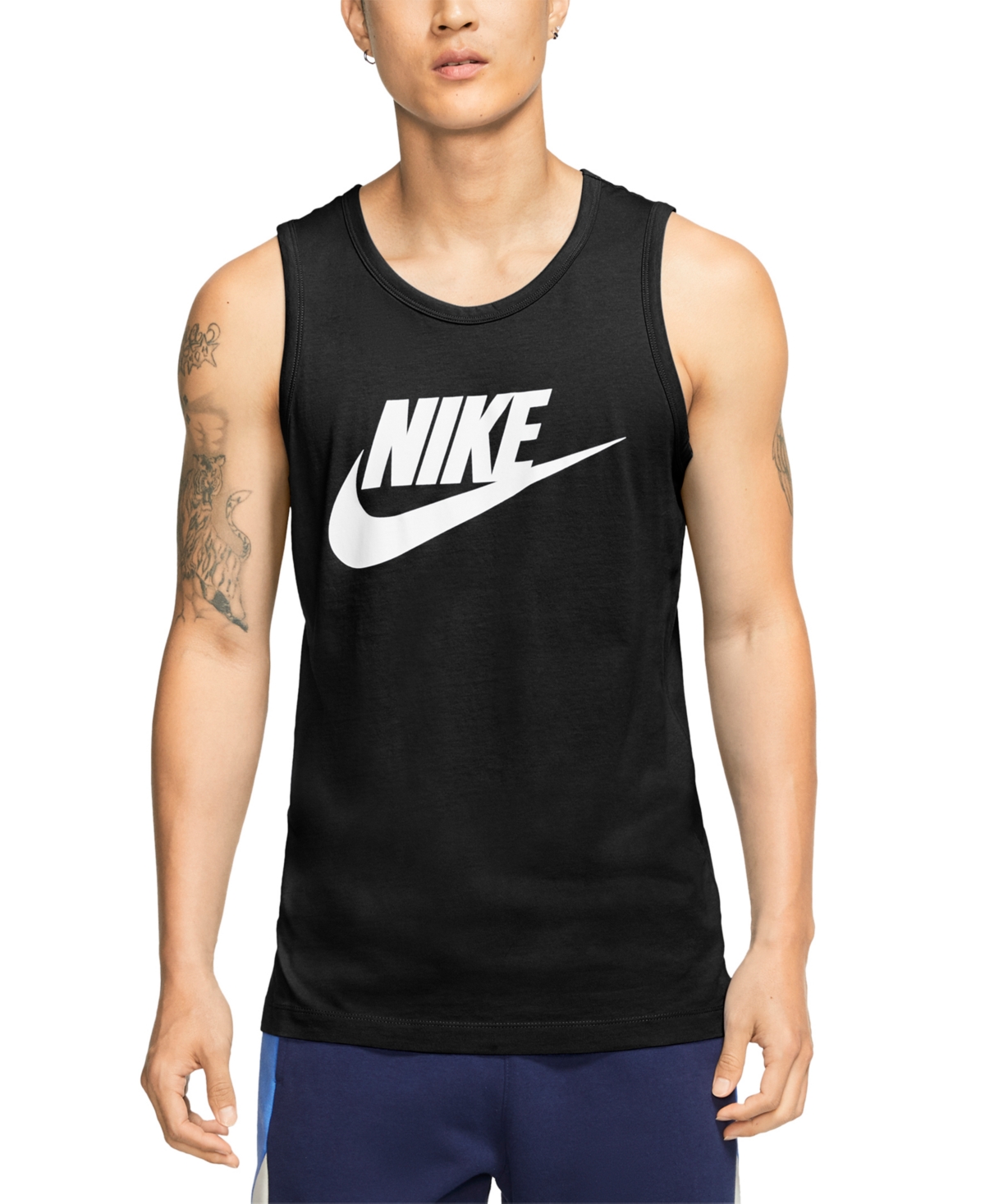 Nike Men's Sportswear Logo Tank Top -White
