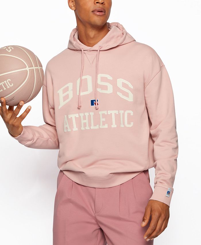 Hugo Boss BOSS x Russell Athletic Unisex Relaxed-Fit Hoodie - Macy's