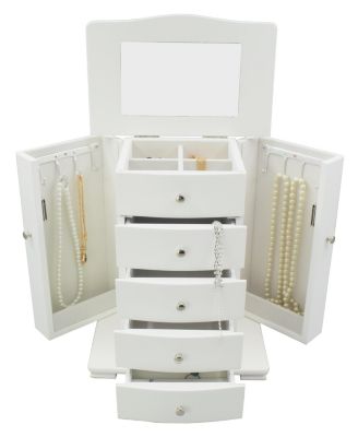 Contemporary White Jewelry Box