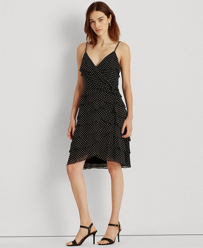 Lauren Ralph Lauren PolkaDot Cocktail Dress Macy's