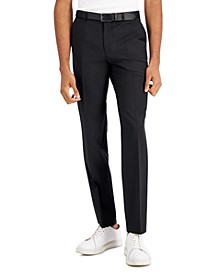 BOSS Men's Modern-Fit Wool Superflex Suit Separate Pants