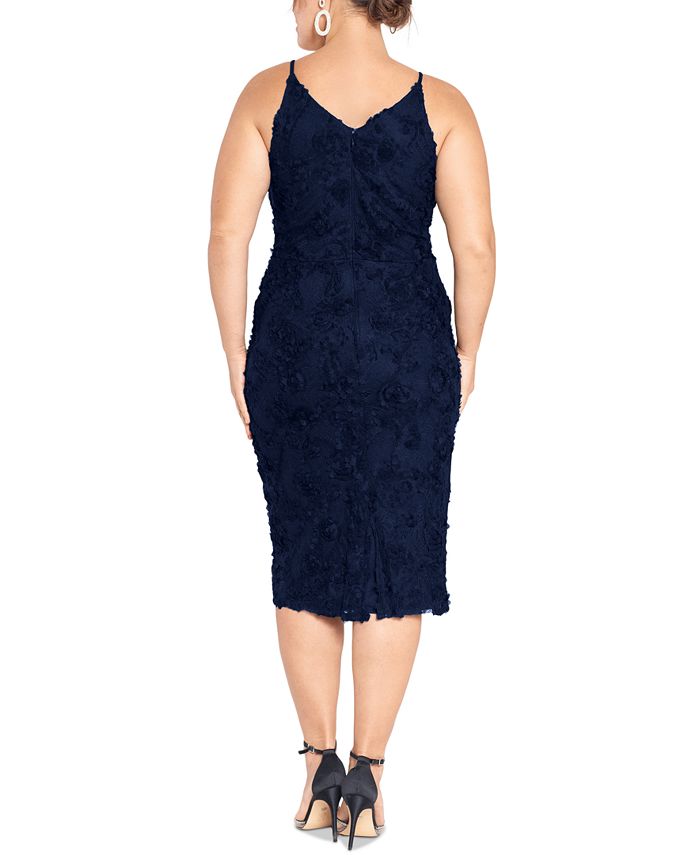 xscape applique gown