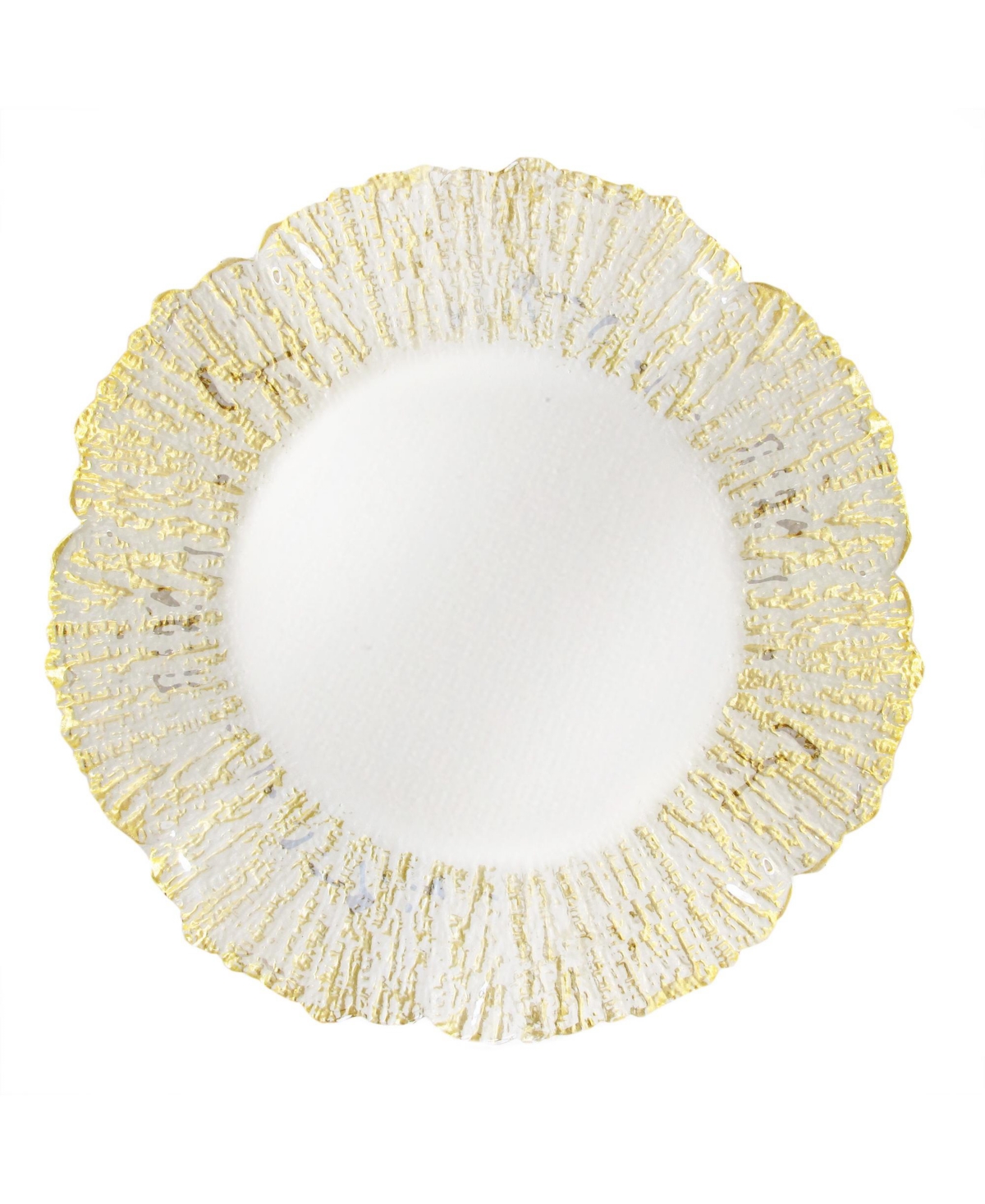 Jay Import American Atelier Deniz Flower Shape Charger Plate
