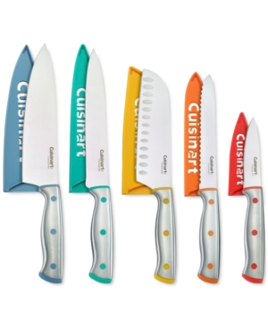 Cuisinart ColorCore 10 Piece Multicolor Cutlery Set with Blade Guards