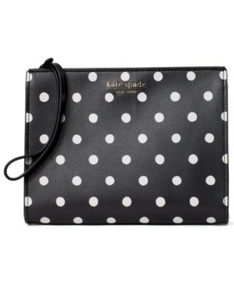 kate spade polka dot wristlet