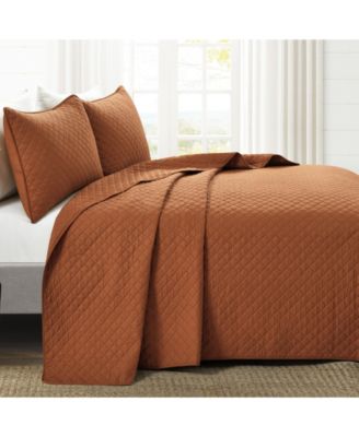 Ava Cotton 3 Piece Quilt Set, Full/Queen