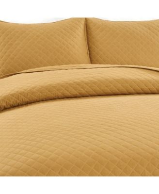 Ava Cotton 3 Piece Quilt Set, Full/Queen