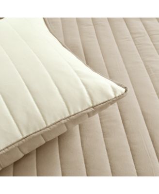 Soft Stripe All Season 3 Piece Quilt Set, King