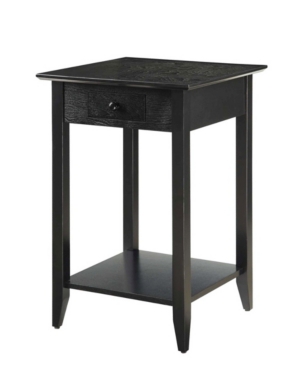 American Heritage 1 Drawer End Table with Shelf