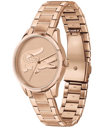 Lacoste - Women's Ladycroc Carnation Gold-Tone Bracelet Watch 36mm