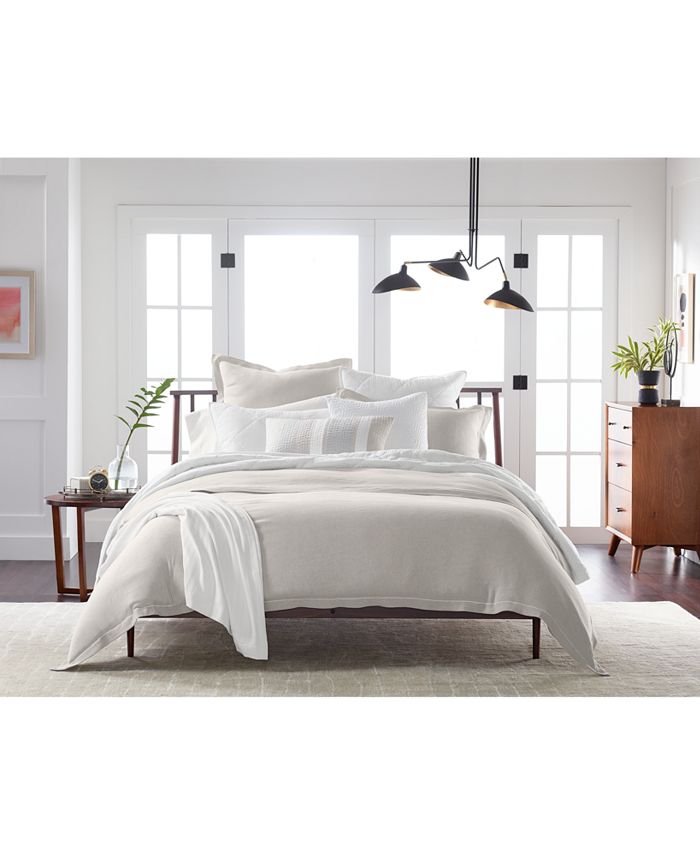Hotel Collection Linen/Modal® Blend Duvet Cover, Full/Queen, Created