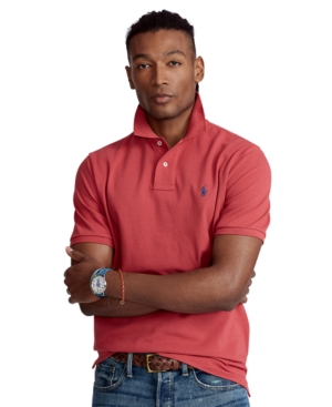 Polo Ralph Lauren Men's Custom Slim Fit Mesh Polo Shirt