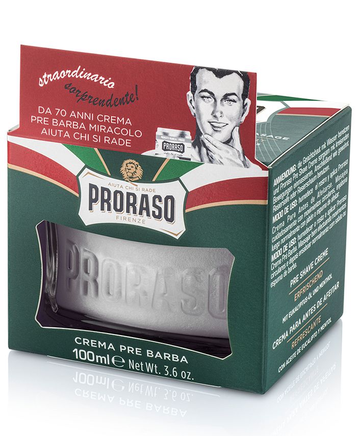 Proraso Pre-Shave Cream - Refreshing Formula, 3.6 oz.
