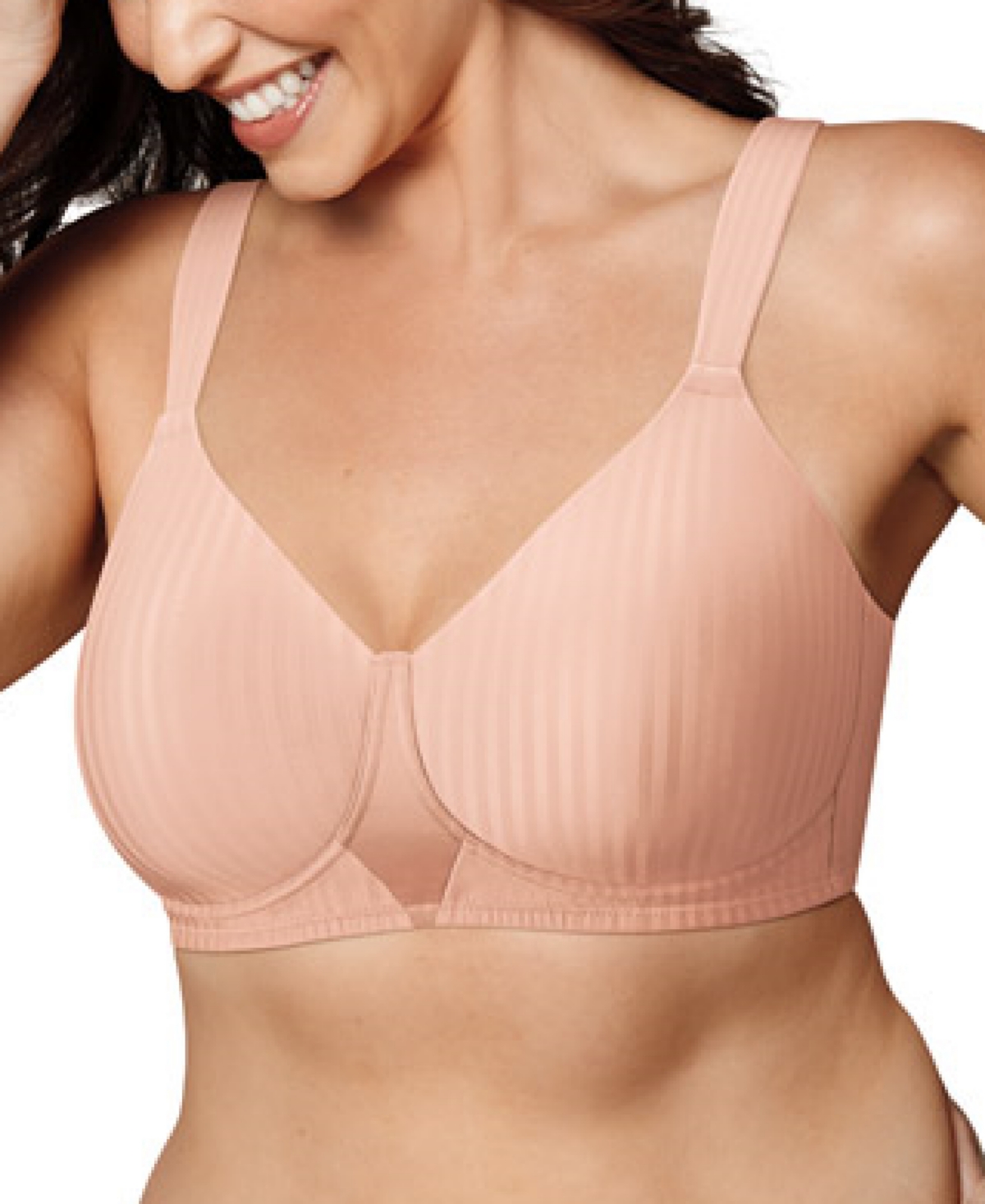 Secrets Perfectly Smooth Shaping Wireless Bra 4707, Online Only - Nude Stripe