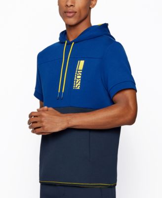 hugo boss short sleeve hoodie