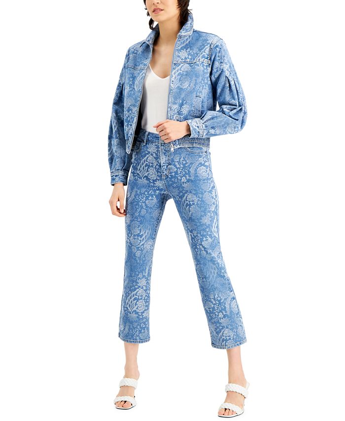 Macy's inc jean jacket hot sale