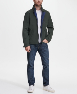 Men's Sporty Rain Jacket with Hidden Hood