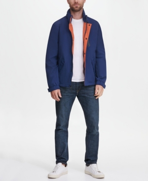 Men's Sporty Rain Jacket with Hidden Hood