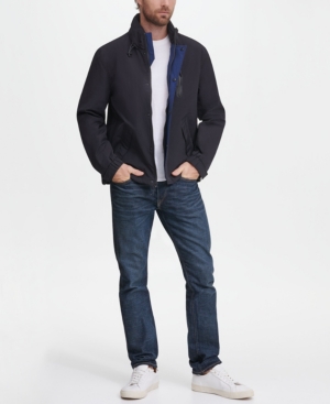 Men's Sporty Rain Jacket with Hidden Hood