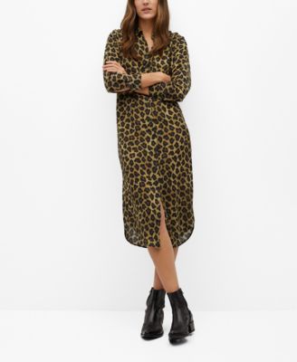 Macy's animal print shops dress