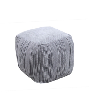 Shop Chic Home Dinesh Ottoman In Gray