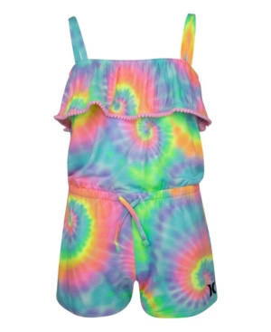 Hurley Big Girls Woven Cabana Romper Swimsuit