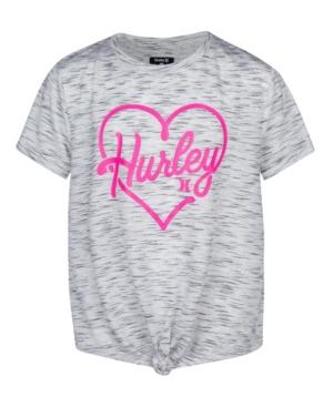 Hurley Big Girls Heartbreaker Knotted T-shirt