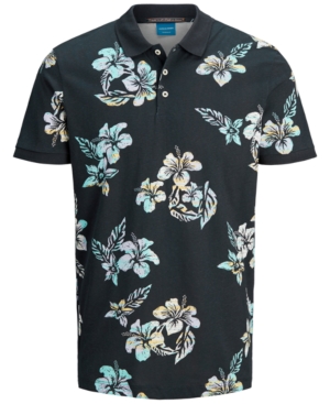 Jack & Jones Men's Hazy Printed Polo Shirt