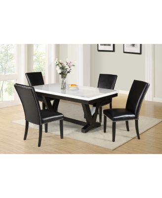 Fernada Dining 5-Pc Set ( Table + 4 Side Chairs)