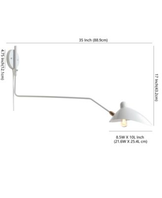 Frank Iron Retro Swing LED Wall Sconce