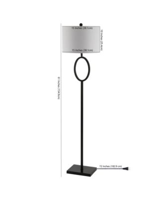 April Metal Modern Contemporary LED Floor Lamp
