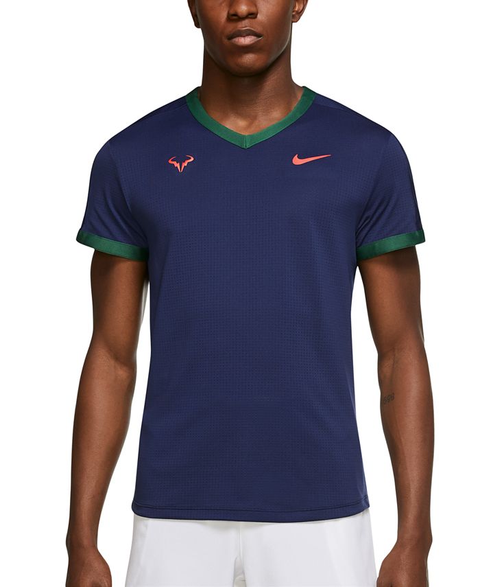Nike Men's Contrast Trim Rafa Challenger T-Shirt - Macy's