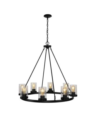 Pablo Ring 8-Light Glass Bohemian Cottae LED Chandelier