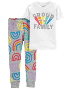 Baby Boys and Girls Pride Snug Fit Pajama 2 Piece Set