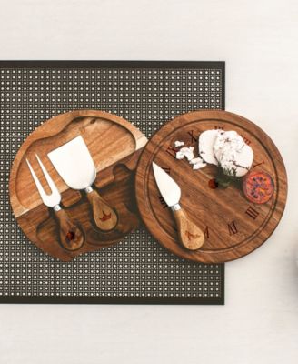 Cinderella Brie Cheese and Cutting Board Tools Set, 4 Pieces