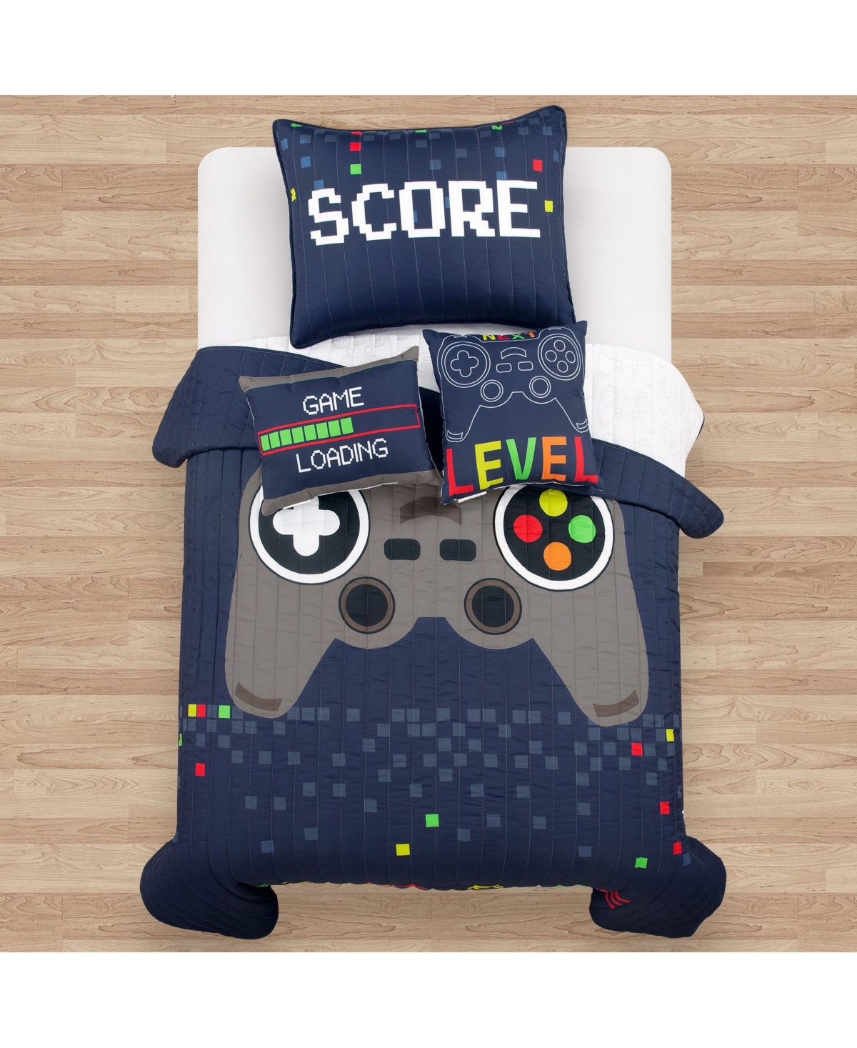 Lush Decor Kids Video Games 4-pc. Quilt Set, Twin In Multi