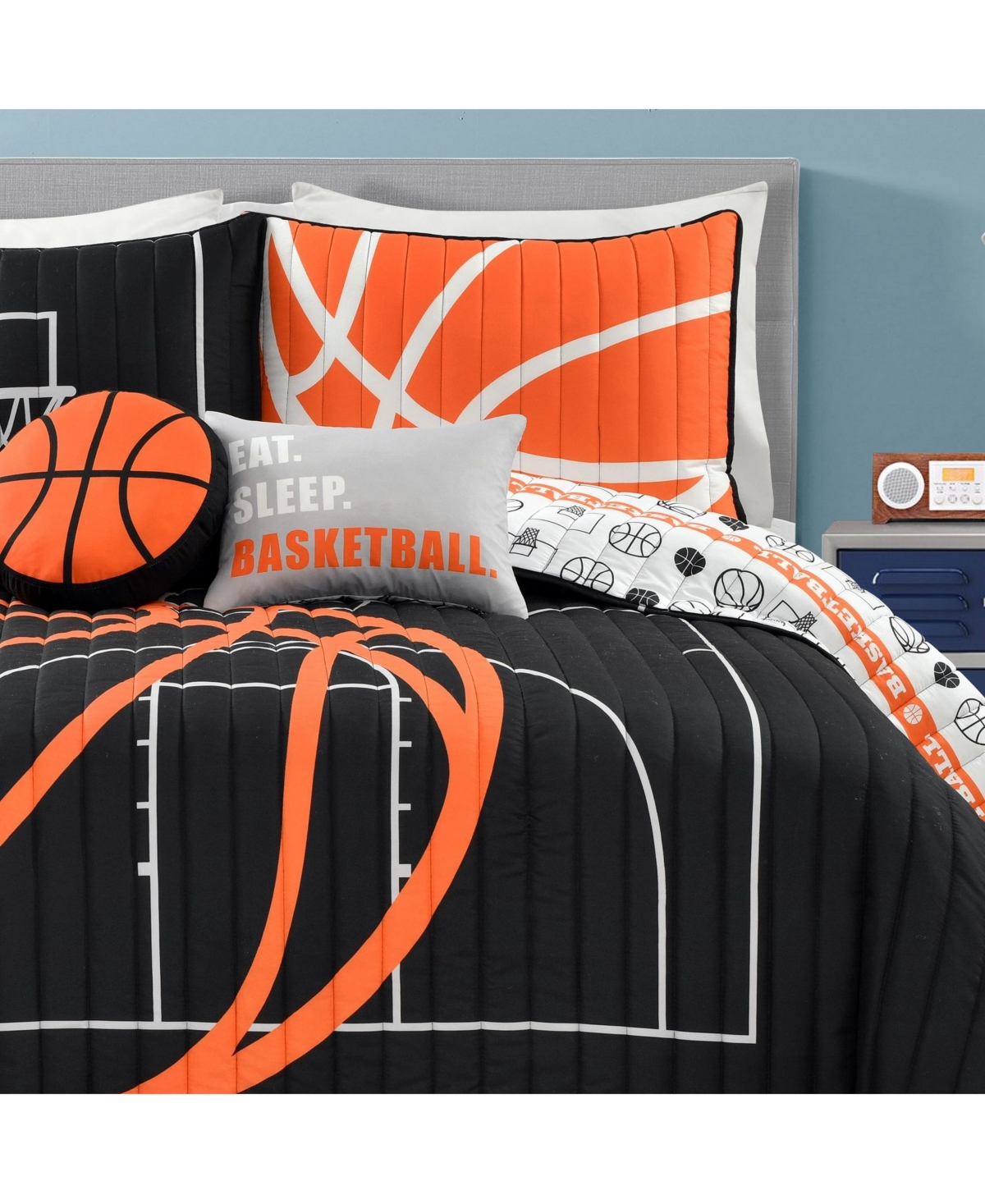 Lush Decor Kids Basketball Game 5-pc. Quilt Set, Full/queen In Multi