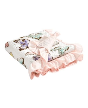 Lush Decor Flutter Butterfly Throw For Kids, 60" X 50" In Pink