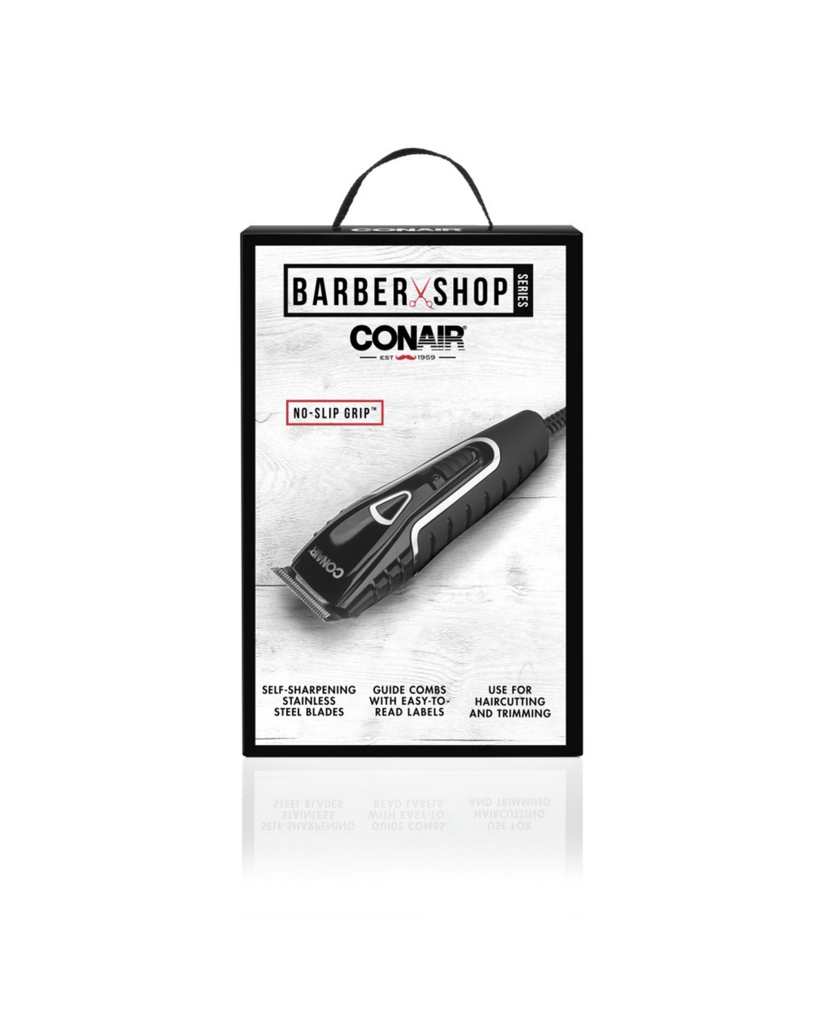 Shop Conair Barbershop Series Professional Home 15-piece Haircut Kit In Black,chrome